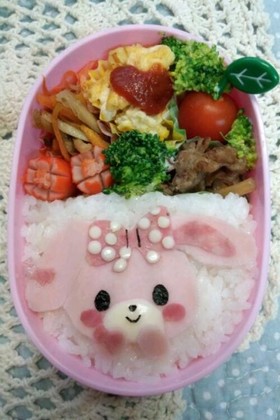 キャラ弁♡ボンボンリボン♡